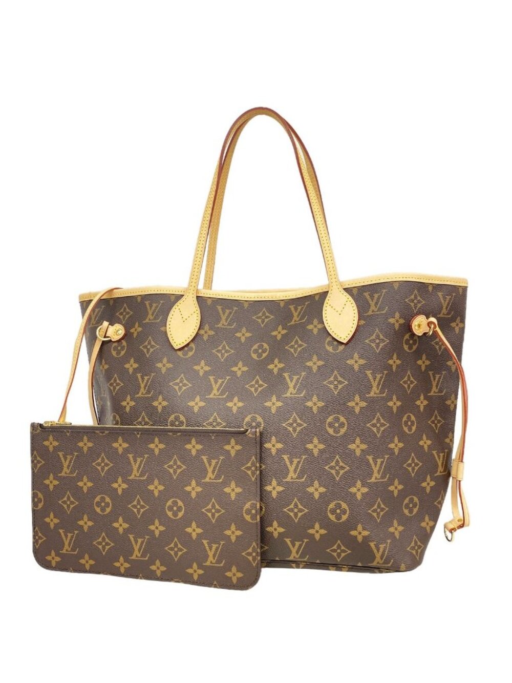 Louis Vuitton Tote Monogram Neverfull MM Rose Beige
